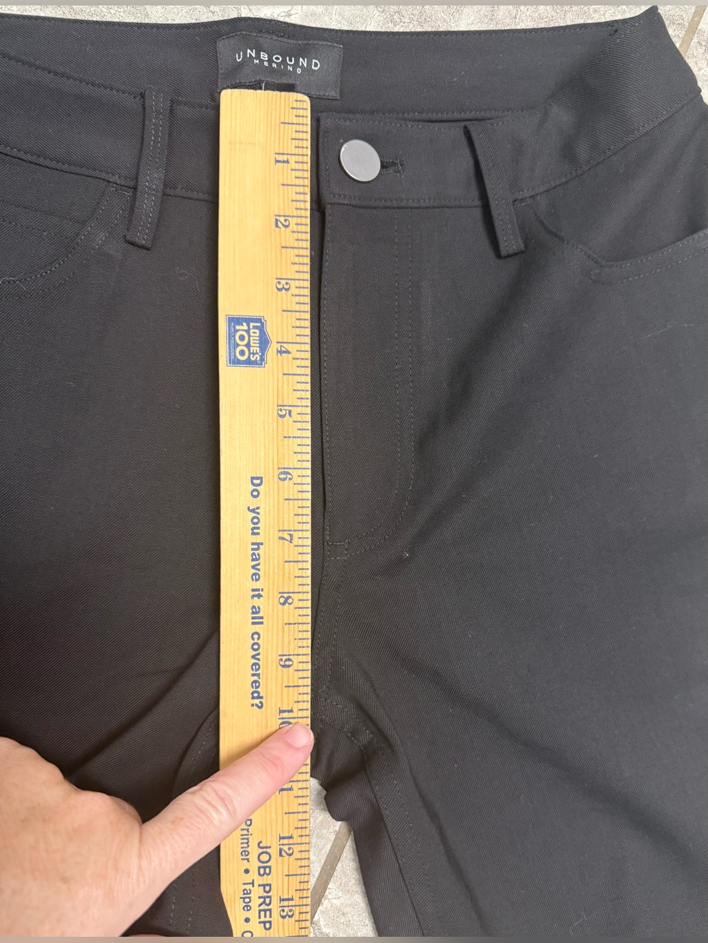 Unbound Merino Women’s Black Slim Dress Pants 26x28 — image 5 of 8